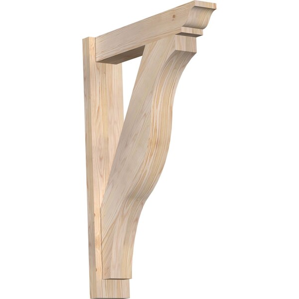 Ekena Millwork Funston Traditional Smooth Outlooker, Douglas Fir, 5 1/2"W x 24"D x 36"H OUT06X24X36FST01SDF - main
